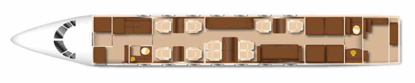 Schema Gulfstream G550