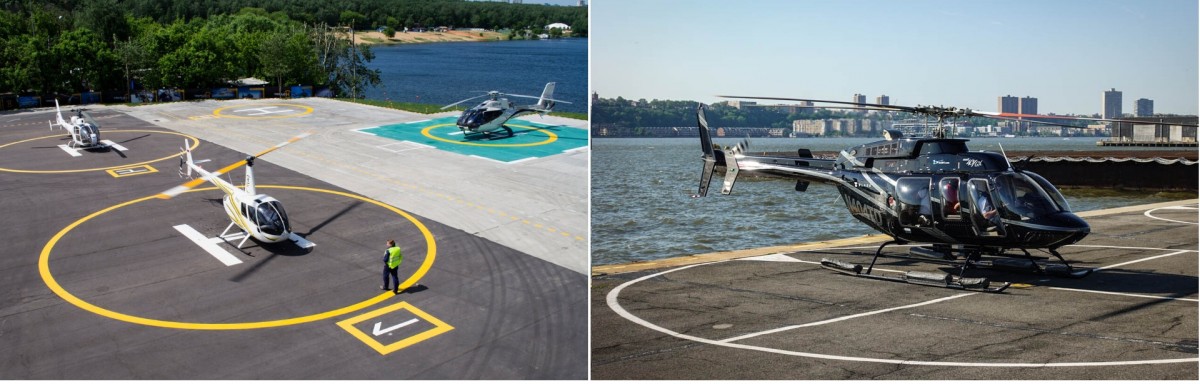 volo privato in elicottero